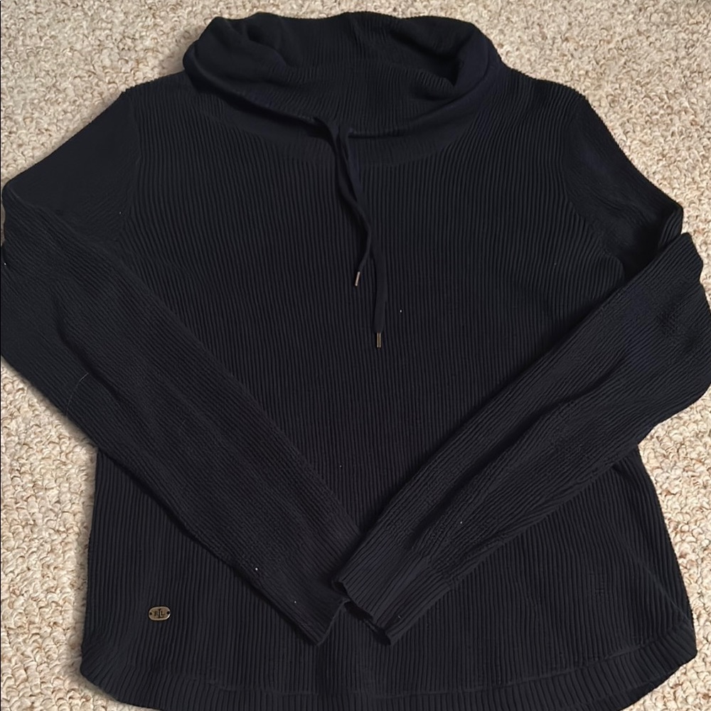 Ralph Lauren Navy Blue Cowl Neck Sweater
